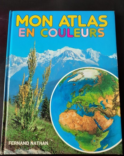 Livre mon atlas couleurs - livre,