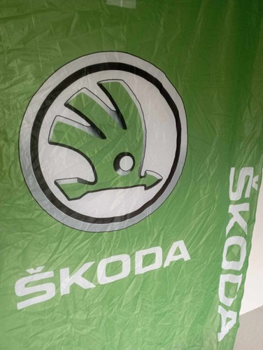 Skoda banderole publicitaire - banderole,