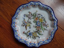 BELLE ASSIETTE EN FAIENCE DE