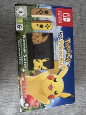 Nintendo Switch - Pikachu & Eevee Édition with Pokémon: Let's Go, Pikachu! +...