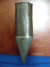 Outil Ancien Agriculture, Moissonneur coffin étui pierre à aiguiser(galva)