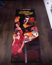 THE WORLD IS NOT ENOUGH ? Bond 007 French Door Vintage Movie Poster Original