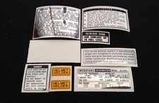 GL1000 - KIT DECAL WARNING&SERVICE GL 1000 GOLDWING (kit spécial)