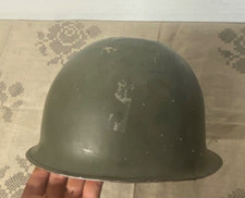 Casque militaire français de 1968 dans son jus Dirois & fils Vincennes qlq bosse