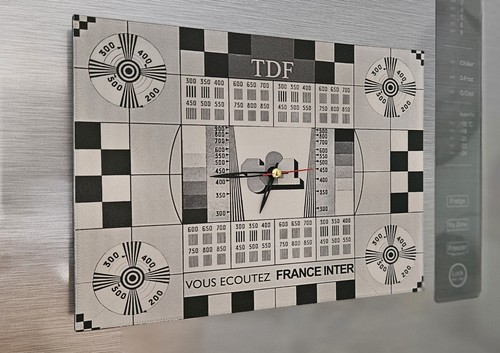 Grand magnet mire horloge - magnet,