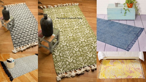 Tapis main bloc imprimé - main,