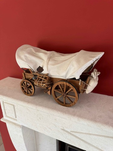 Maquette bois chariot - en,
