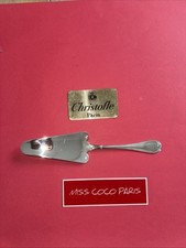 PELLE  TARTE  CHRISTOFLE MALMAISON METAL ARGENTE TRÈS BEL ÉTAT 26 CM.