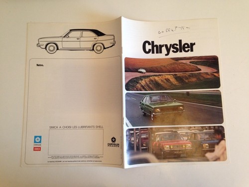 Ancien brochure dépliant - ancien,
