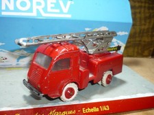 ANCIEN JOUET RARE CAMION CIJ RENAULT 2,5 T POMPIER 1953  1/43 JRD DINKY TOLE