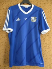 Maillot AMIENS Football Bleu porté entrainement CP Adidas jersey vintage - M