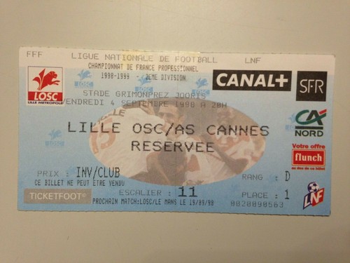 Ticket match lille as - match,