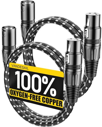 Xlr cables 3ft pack - xlr, cables,