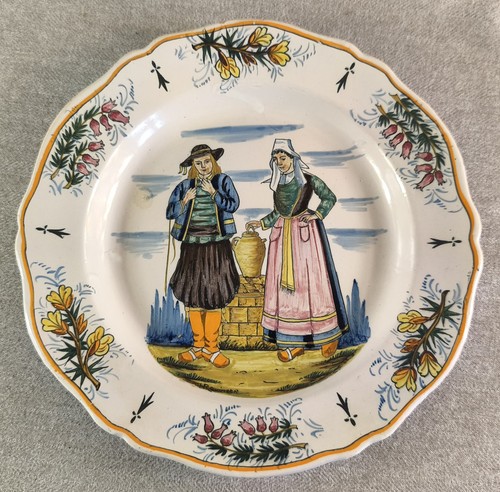Belle assiette ceramique - belle,