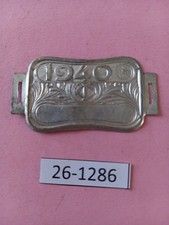 Plaque fiscale vélo ancien