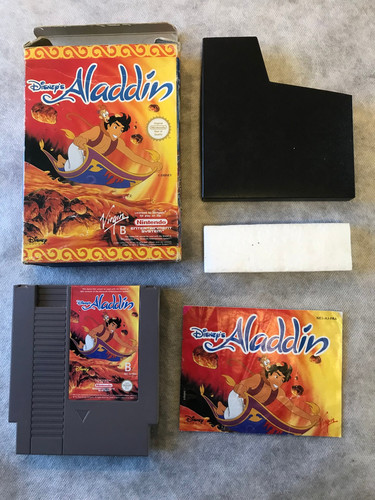 Jeu nintendo nes aladdin - nes, boite