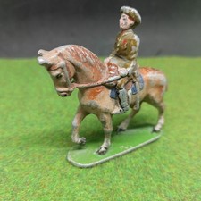 QUIRALU militaire chasseur alpin à cheval défilé WWII