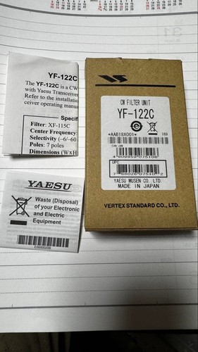 Yaesu 122c filter unit - yaesu, yf-122c