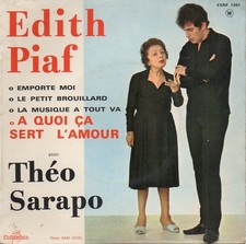 1 disque vinyle 45 tours EP Edith Piaf à choisir parmi le lot