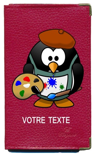 Etui carte grise rouge - etui, en