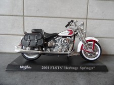 MOTO HARLEY FLSTS HERITAGE SPRINGER 2001 1/18 MAISTO