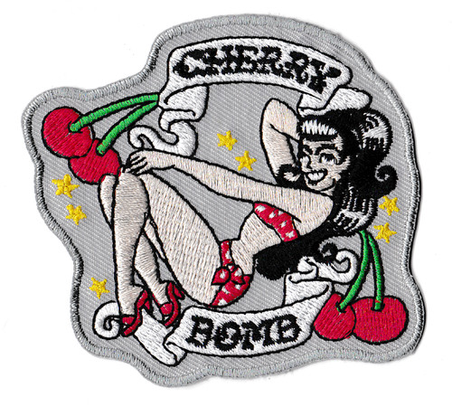 Ecusson patche cherry - ecusson, bomb