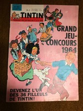 JOURNAL TINTIN France 810 (1964) couv Hergé avec chèque tintin 