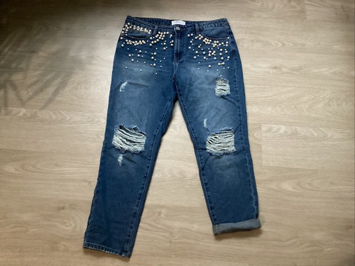 Jean redial taille perles - taille,