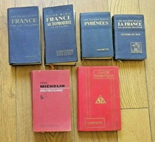 4 Guides bleus France et Pyrenees 1 Michelin Deutschland 1 touristique Champagne