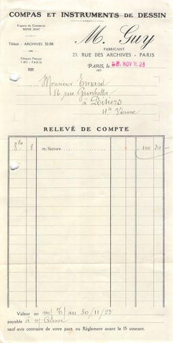 1923 compas instruments - 1923, et