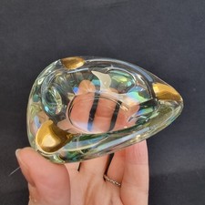Cendrier Vintage Verre irisé