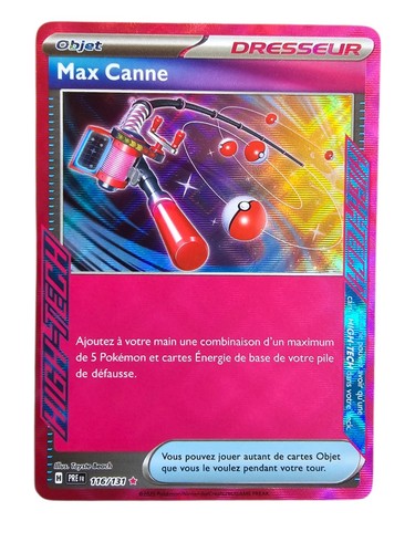 Carte pokemon max - max, canne