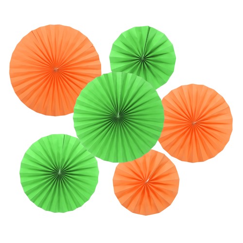 6pcs éventails ronds - 6pcs,