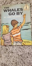 THE WHALES GO BY ~ Phleger/Dr Seuss 1950's Vintage Matte Children's Book