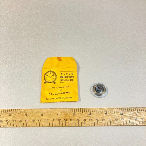 Vintage clock mainspring - vintage,