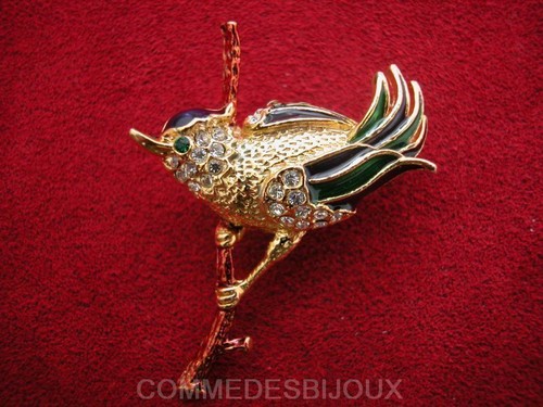 Broche oiseau crête n - broche, n°
