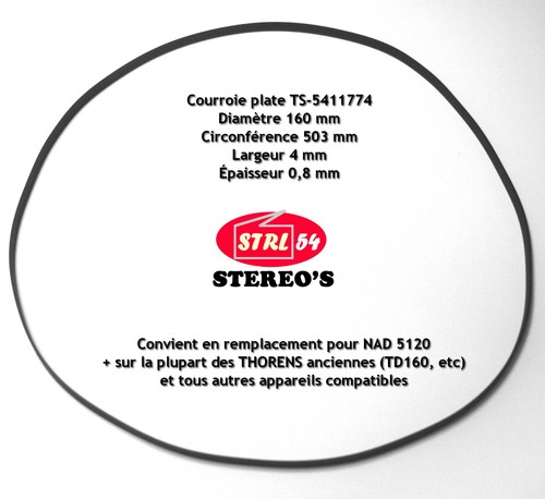 Courroie platine disque - , nad