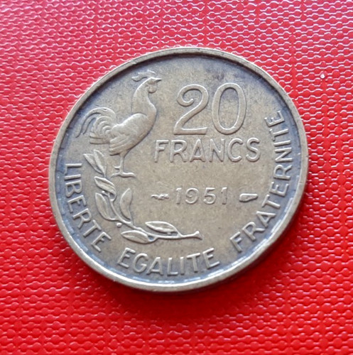 Monnaie france francs 1951 - monnaie,