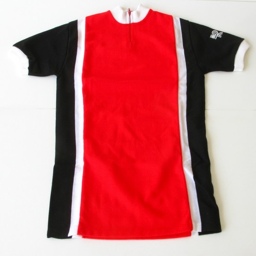 Maillot rouge cycliste ancien