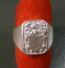 Bague homme écu - bague, avec