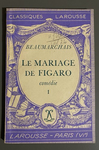 Beaumarchais mariage de - mariage,