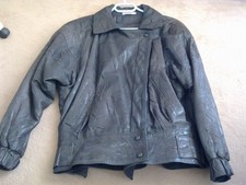 Blouson cuir marron Betty Barclay t38/40