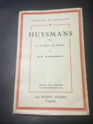 Huysmans les frontières du - ou,