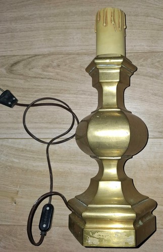 Pied lampe vintage années - pied,