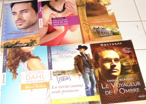 Lot livres harlequin - de,