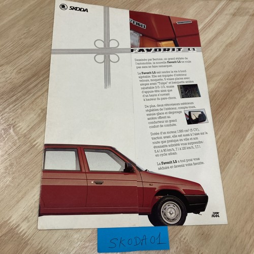 Skoda favorit prospectus - favorit,