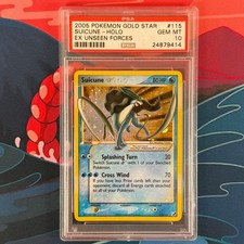 PSA 10 Suicune Holo Gold Star