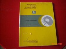 LIVRET  ENTRETIEN    PLATES -FORMES DE COUPE   MB   JOHN DEERE
