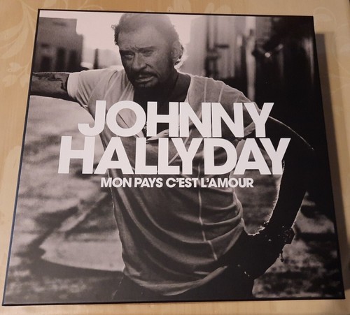 Johnny hallyday coffret vide - hallyday, :