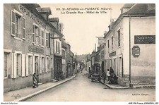 ANPP8-0634-58 - ST-AMAND-EN-PUISAYE - nièvre - la grande rue - hotel de ville
